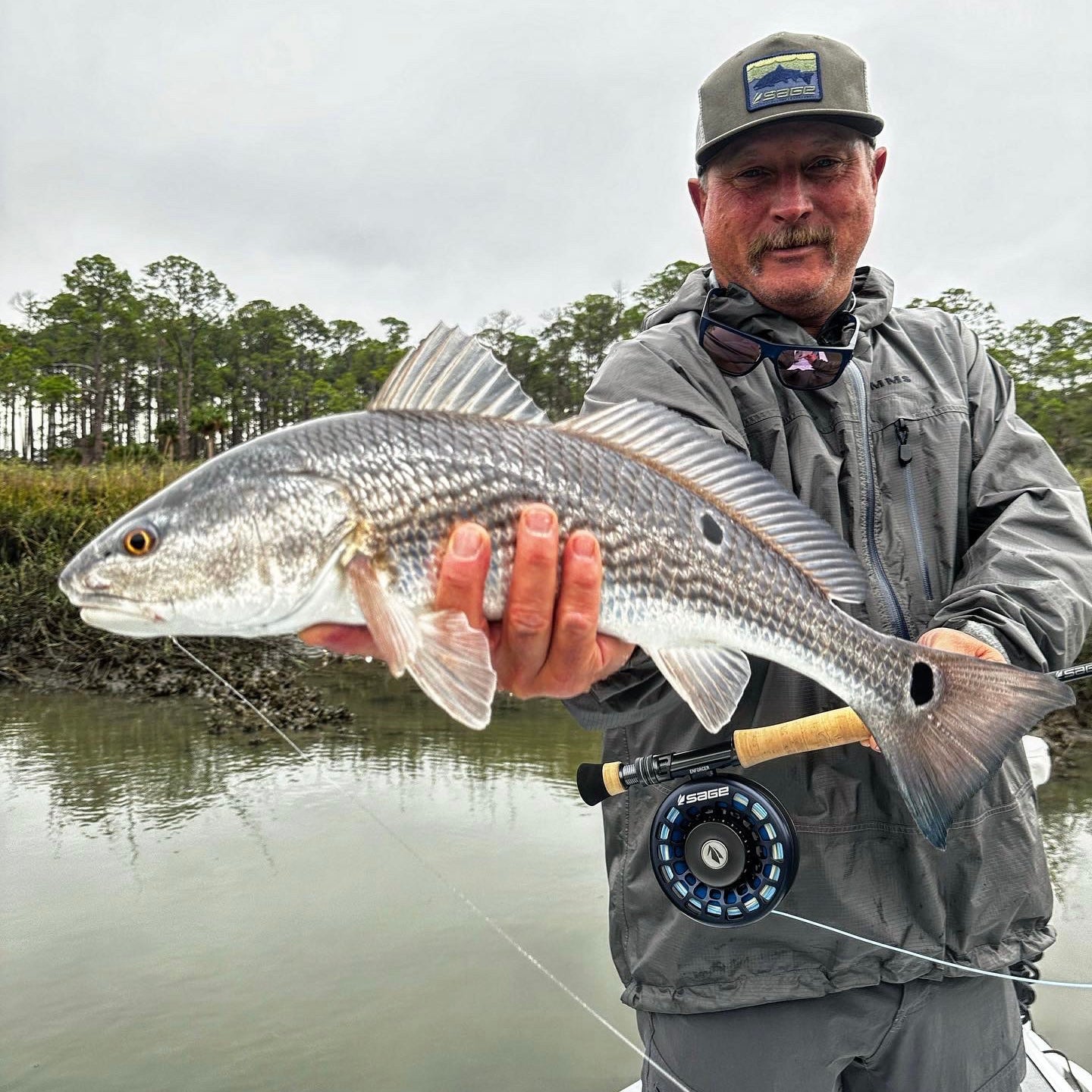 Great trip this morning with the @sageflyfish crew!