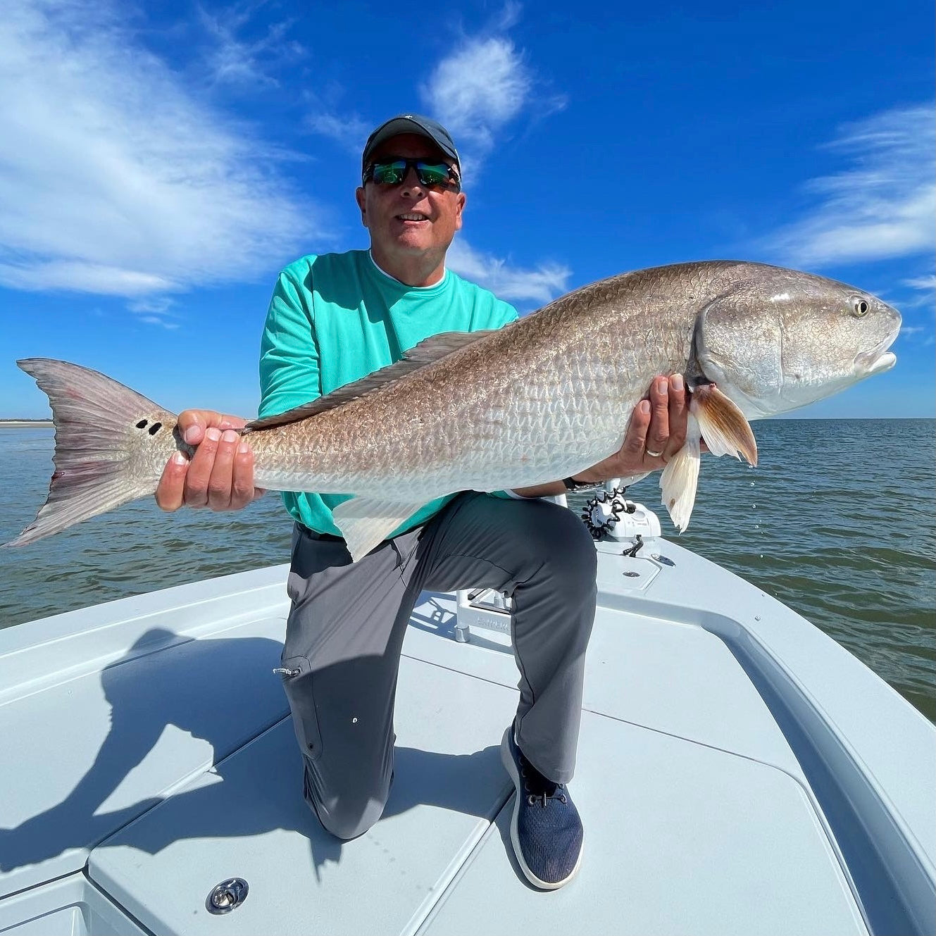 All about the #REDFISH  the last 2 days up in the flats on the fly or out off the beach the bite is on 🔥!