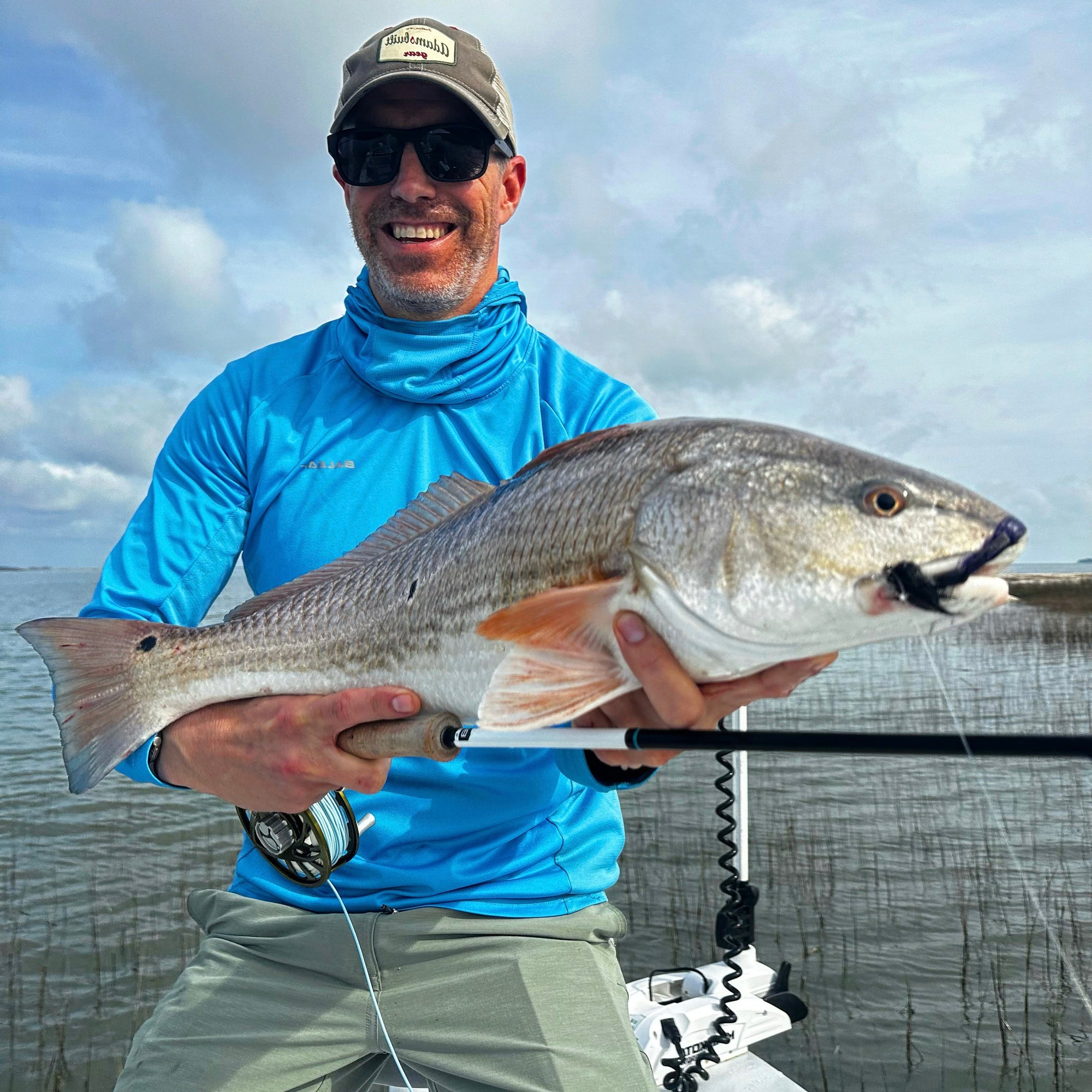 Nothing better than putting a client on their first redfish on fly!