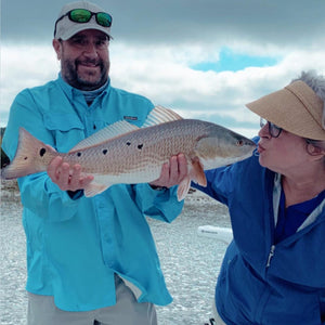 Catching Redfish = Happy Clients!