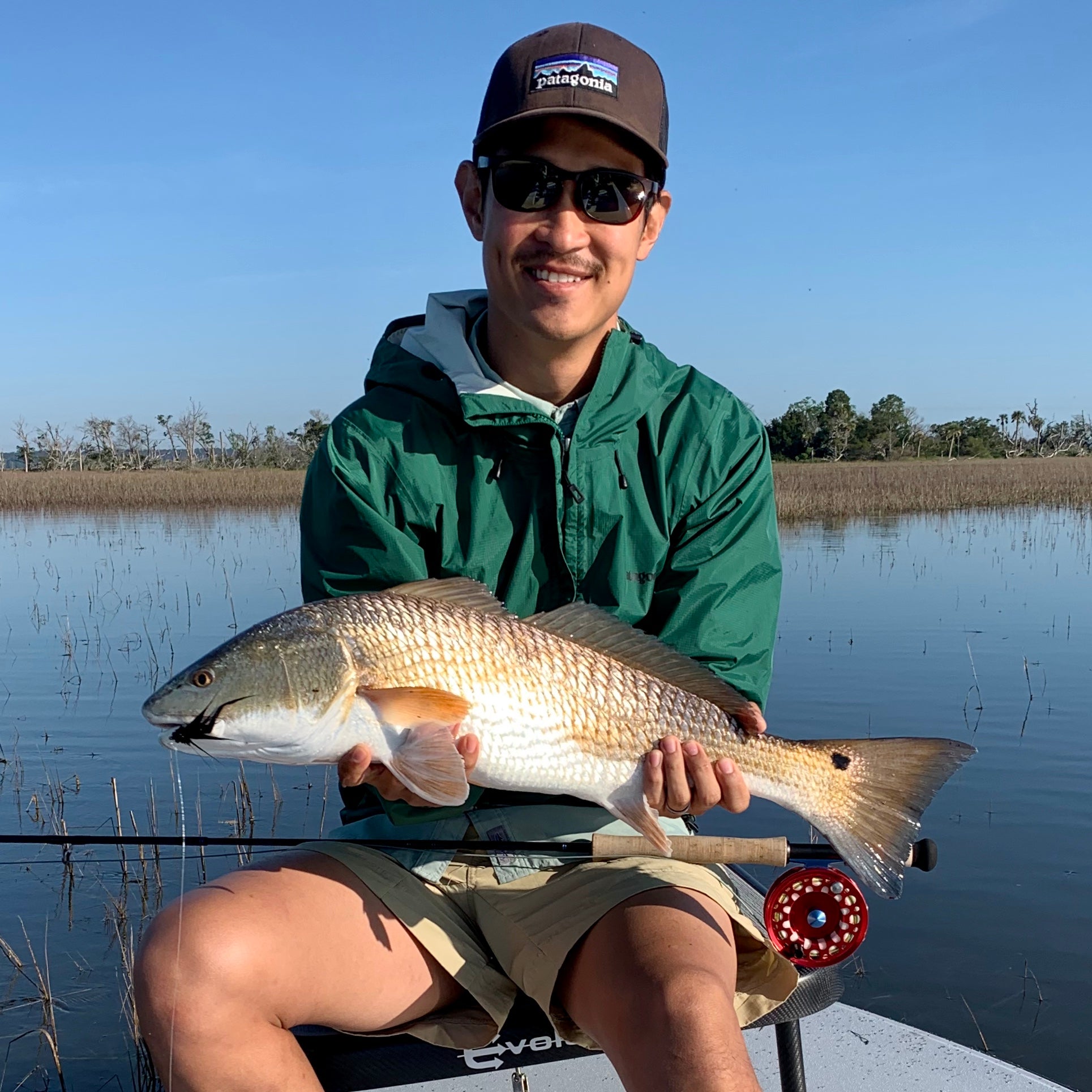 Tailing Redfish On The Fly!