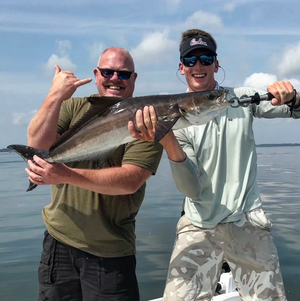 ☝🏻 Stoked Out client catching his first cobia sight fishing  🤙🏼