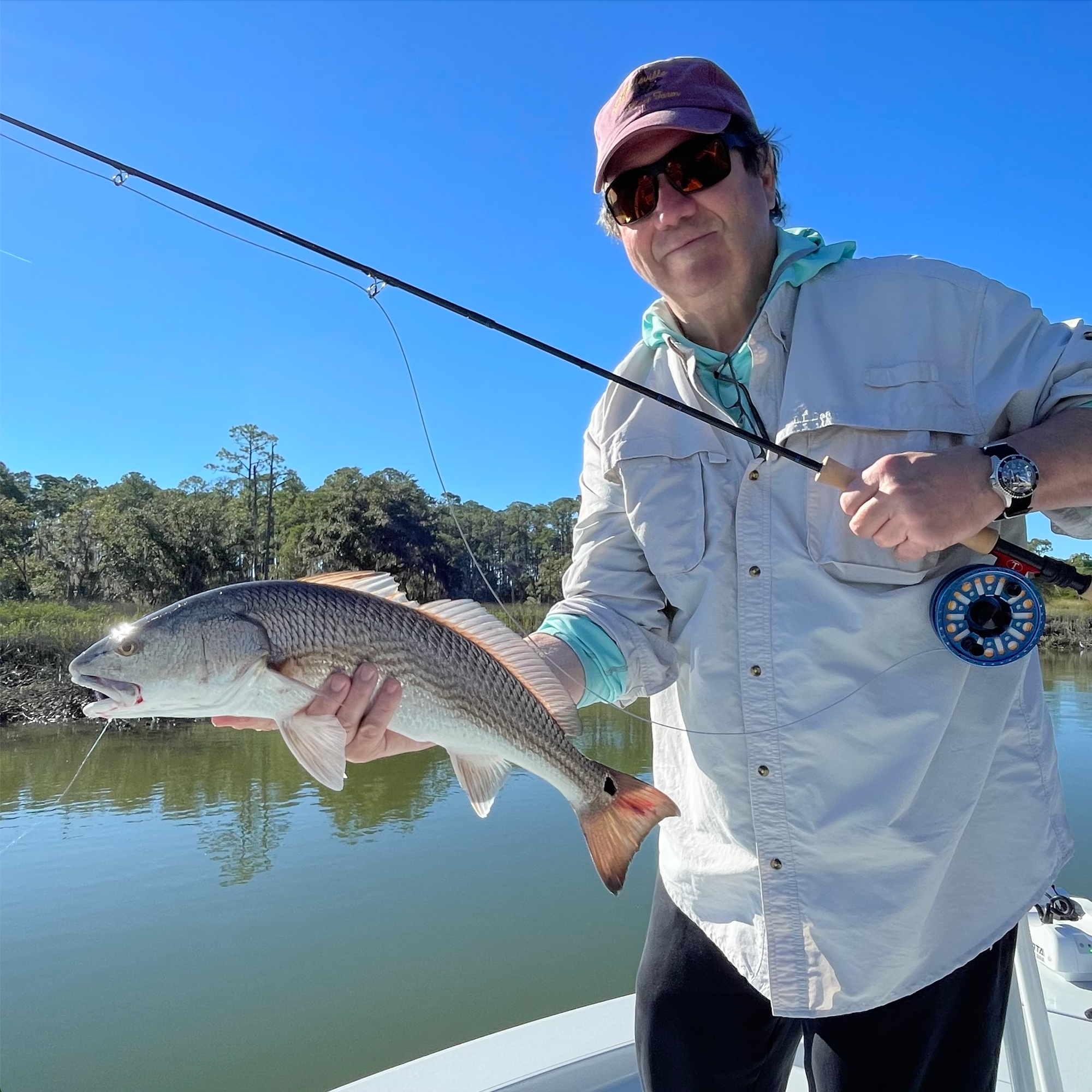 Last few days have been great inshore in the creeks for reds and trout.