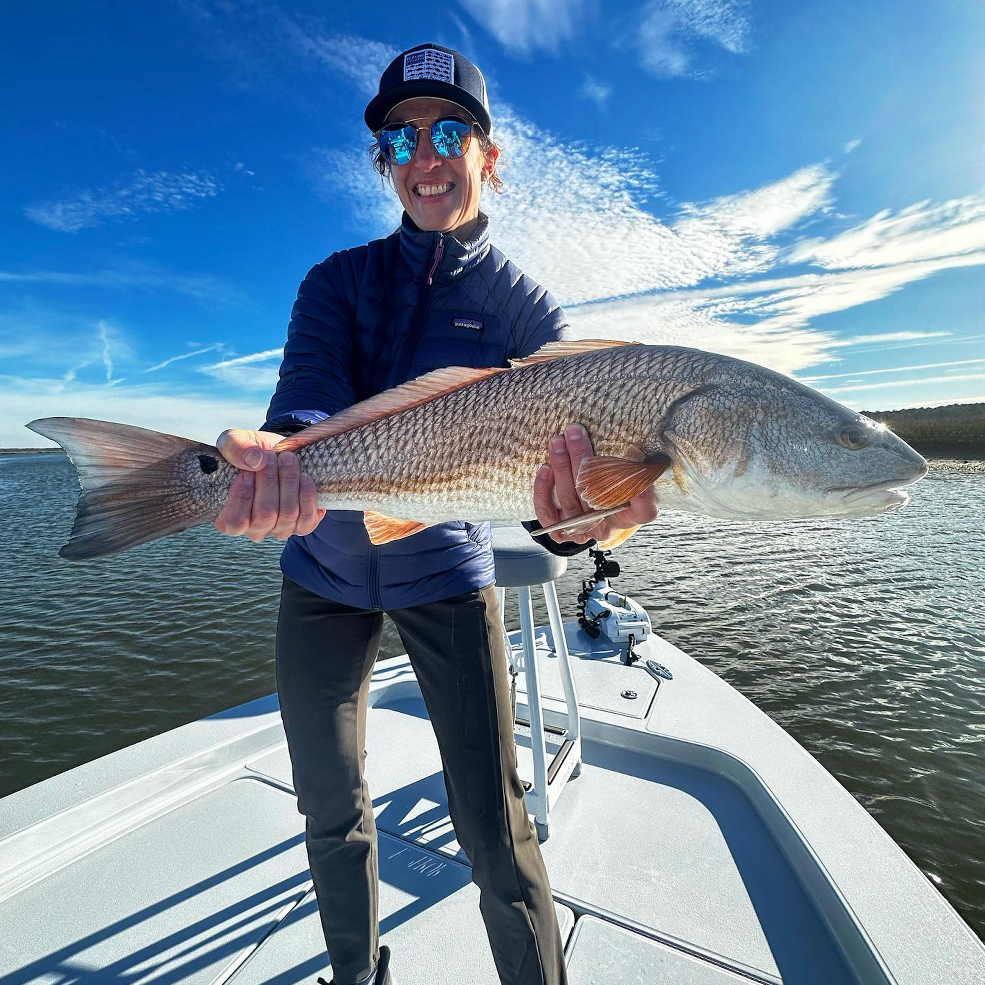 Epic morning fishing the artificial's for some big reds!