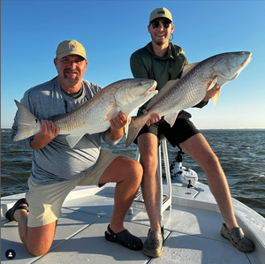 September run of big bull redfish has begun! This is how it all started today! Looking forward to 💯’s more of these big reds to come on board the next few months!