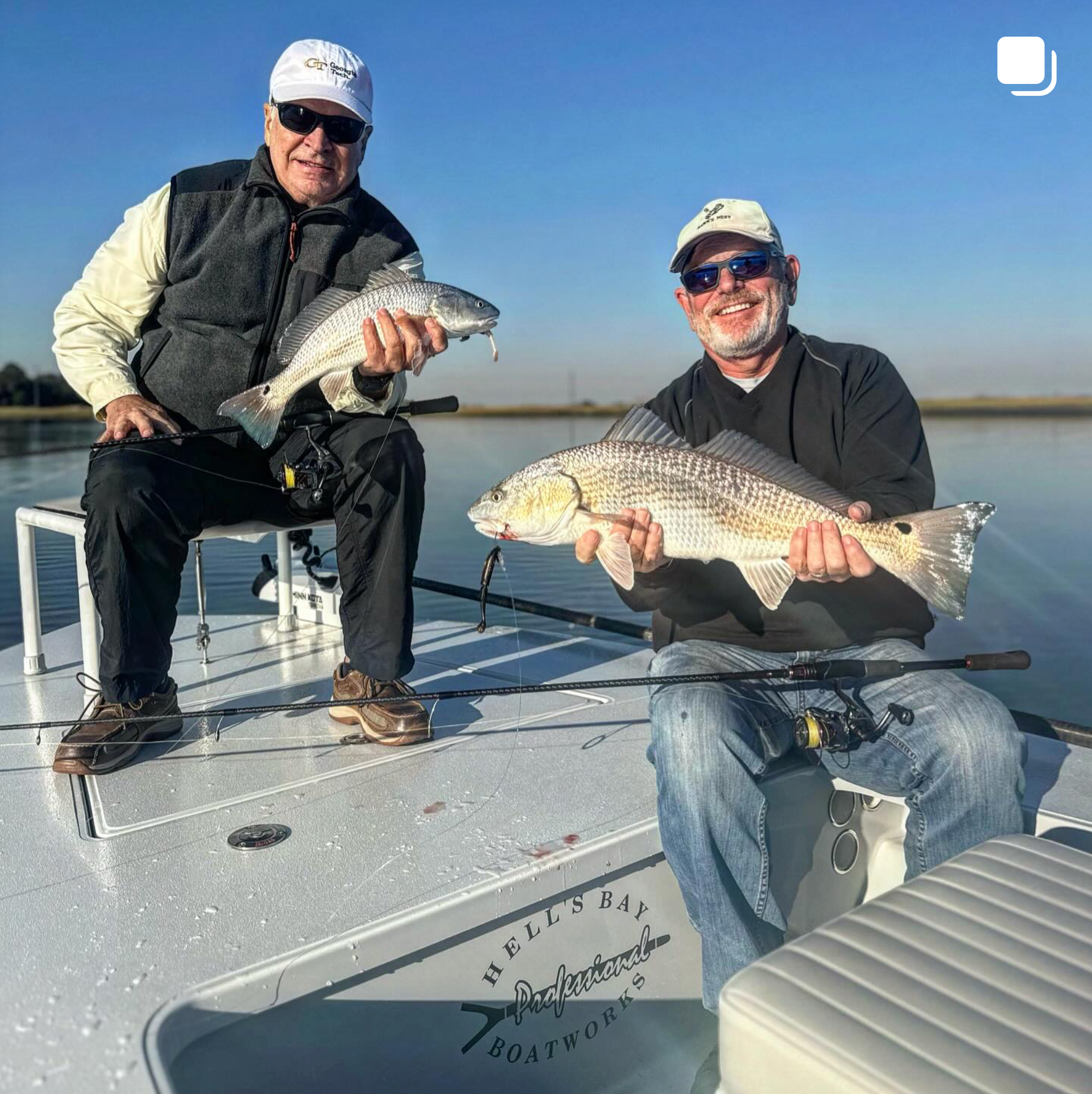 Redfish were chewing big-time today🔥!