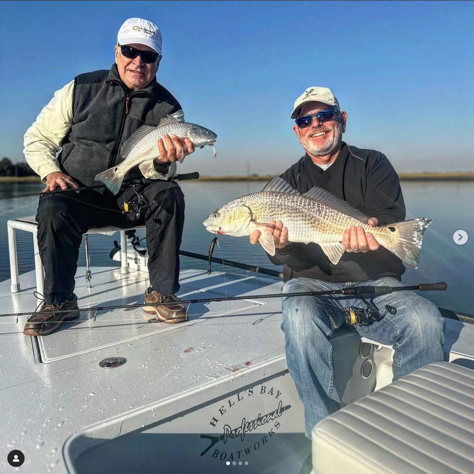 Redfish were chewing big-time today🔥!