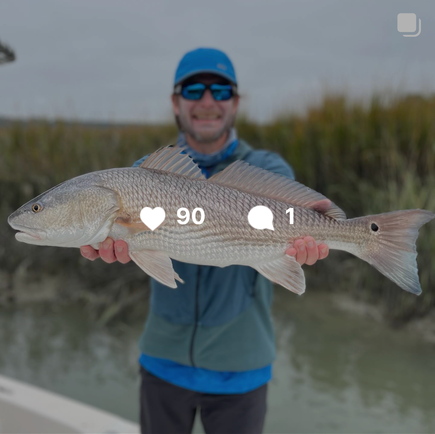 This cold front thats pushing in had the redfish absolutely chewing today!