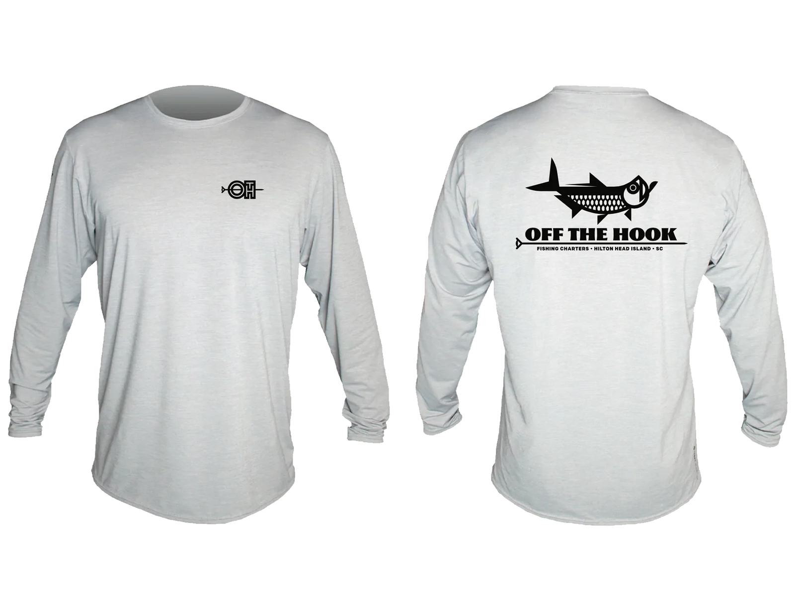OFF THE HOOK - ANETIK - LOW PRO TECH L/S - ALLOY HEATHERED