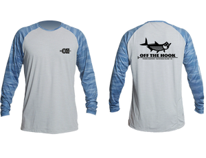 OFF THE HOOK - ANETIK - REMIX RAGLAN TECH L/S - AZUL CAMO