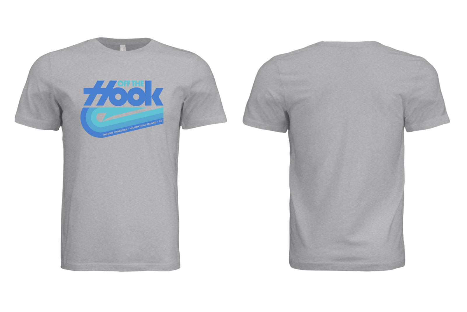 OFF THE HOOK - T-Shirt - Athletic Grey