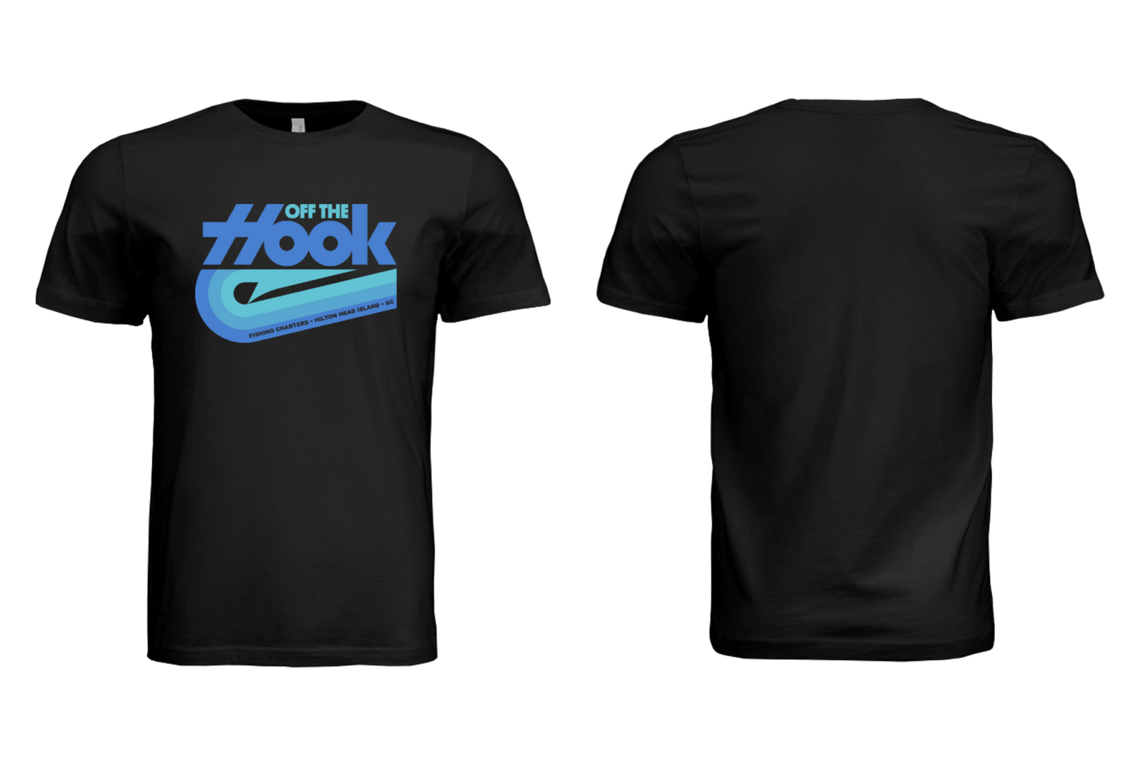 OFF THE HOOK -  T-Shirt - Black