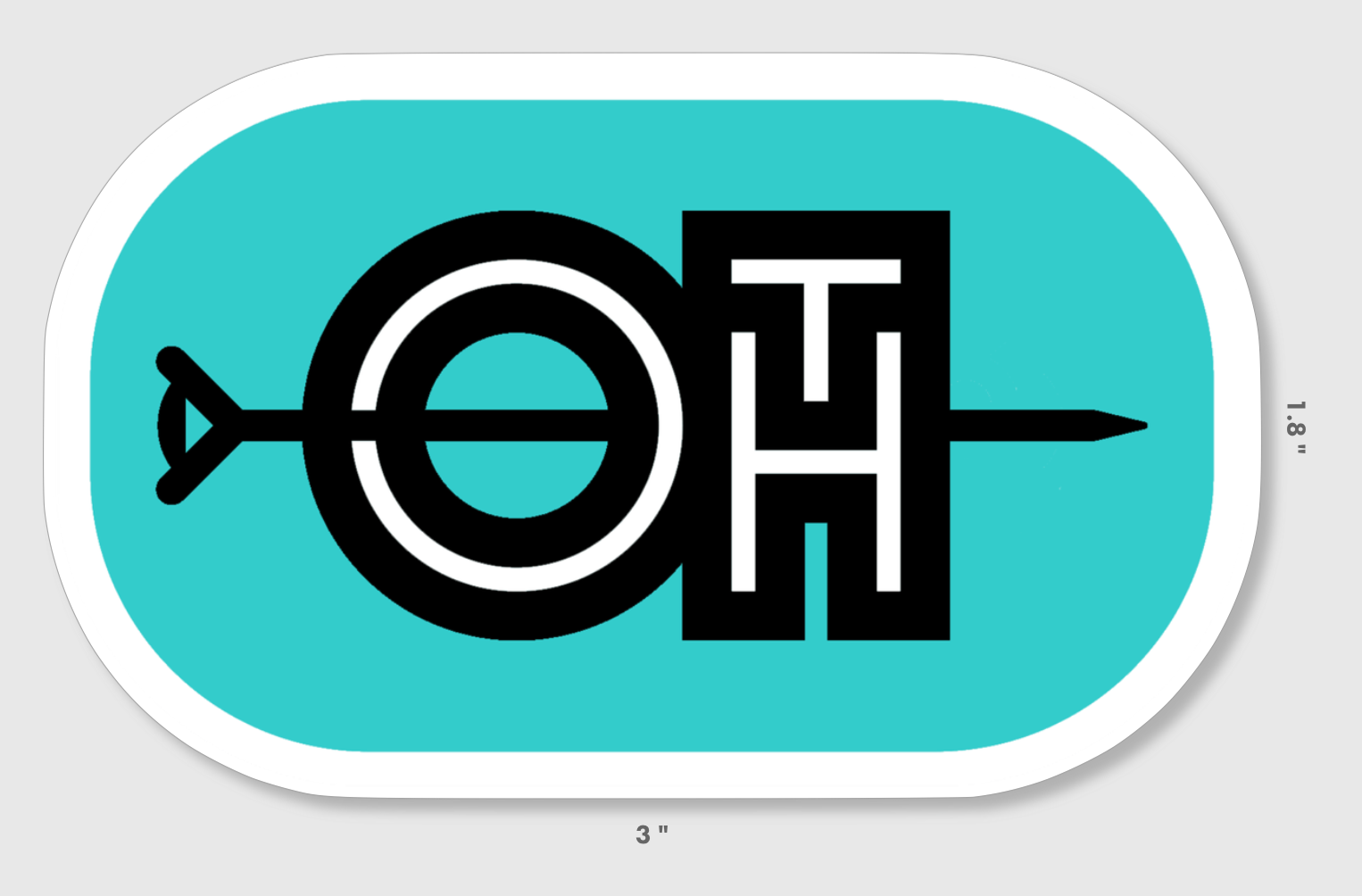 OTH Push Pole Sticker