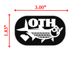 OTH TARPON TRUCKER HAT DARK OLIVE GREEN CAMO/BLACK