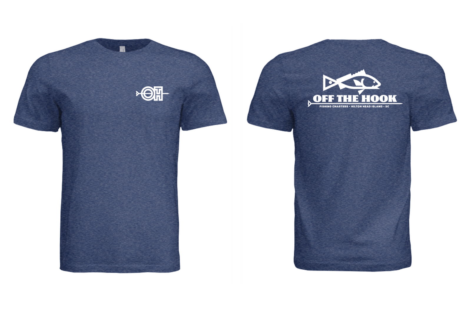 OFF THE HOOK -Redfish T-Shirt - Navy