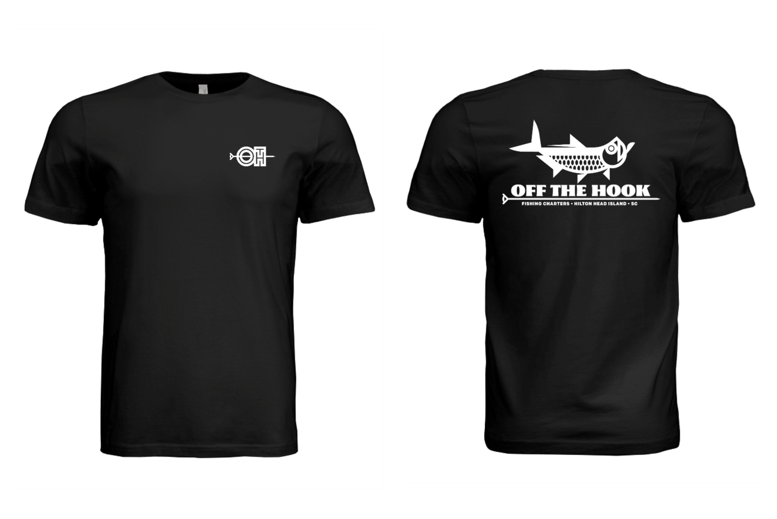 OFF THE HOOK - Tarpon T-Shirt - Black