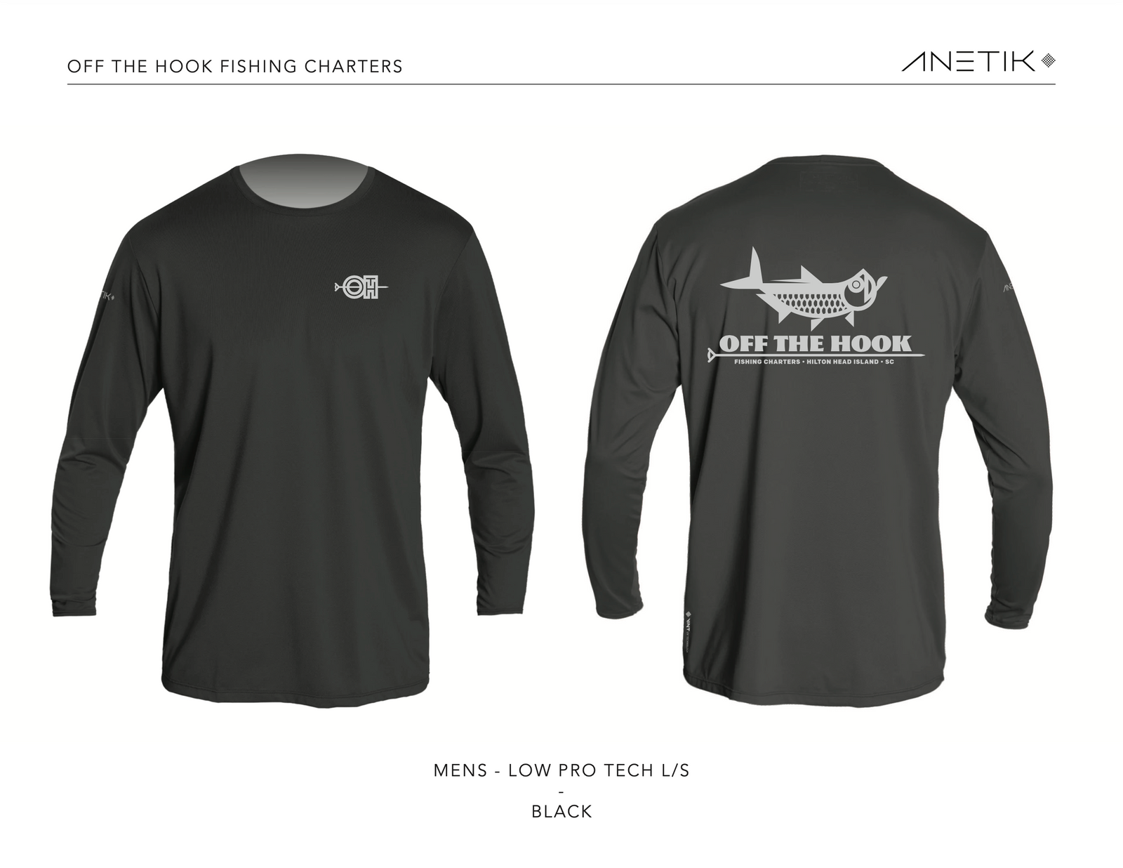 OFF THE HOOK - ANETIK - LOW PRO TECH L/S - BLACK