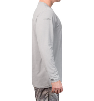 OFF THE HOOK - ANETIK - LOW PRO TECH L/S - ALLOY HEATHERED
