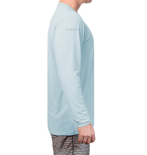OFF THE HOOK - ANETIK - LOW PRO TECH L/S - SKY HEATHERED