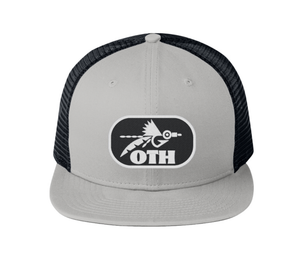 OFF THE HOOK FLY LOGO TRUCKER HAT - Off The Hook Fishing Charters