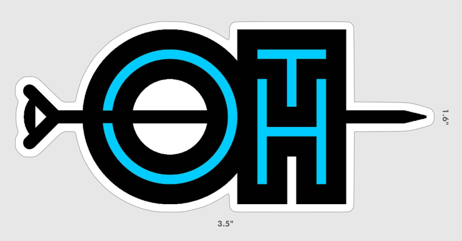 OTH Push Pole Sticker