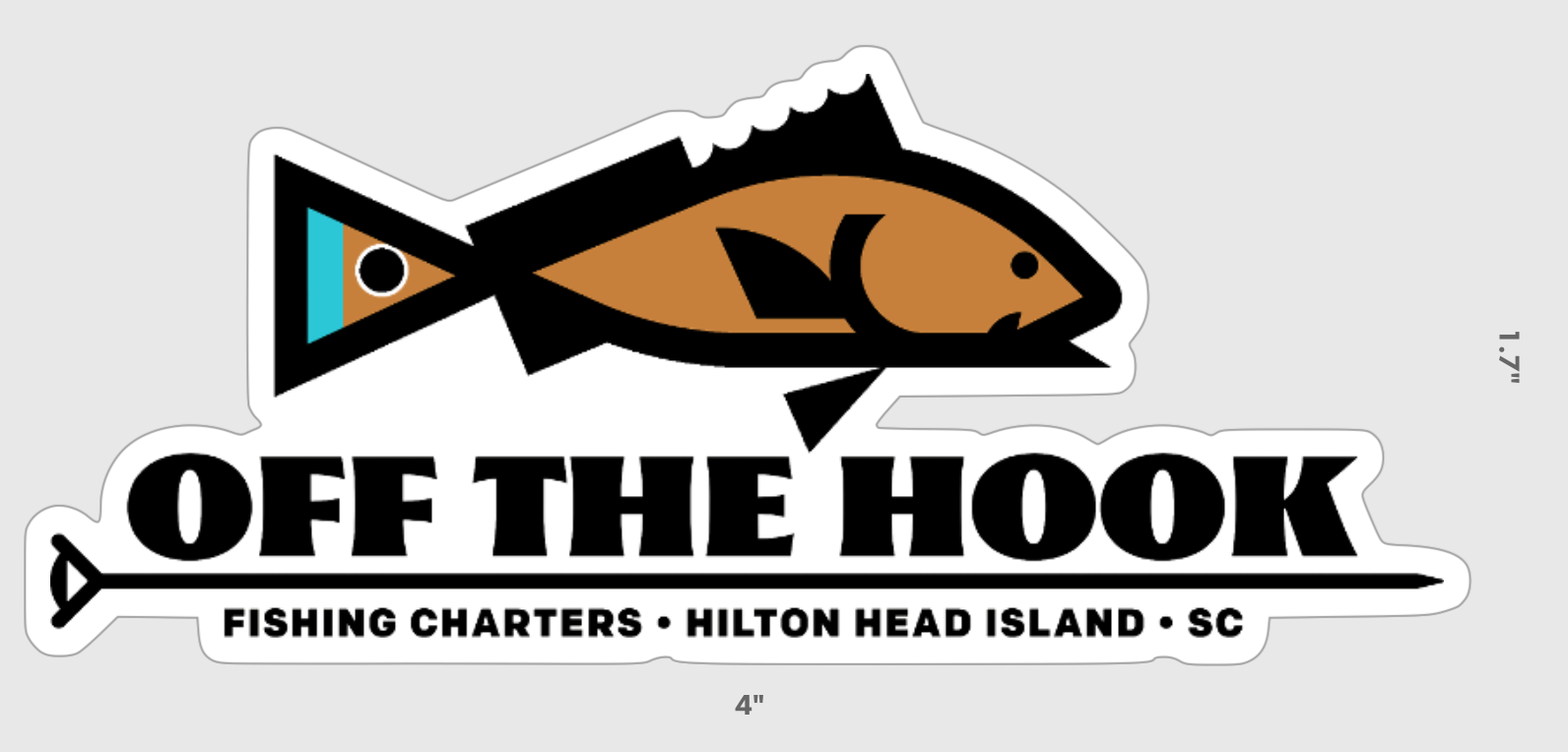 OTH Redfish Sticker
